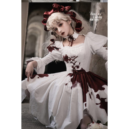 Halloween Gothic Lolita Blood Stained Dress - OP