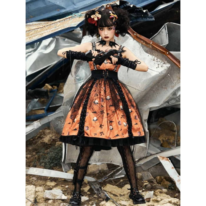 Halloween Lolita Gothic Jumper Skirt