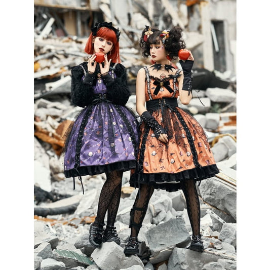 Halloween Lolita Gothic Jumper Skirt