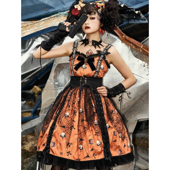 Halloween Lolita Gothic Jumper Skirt