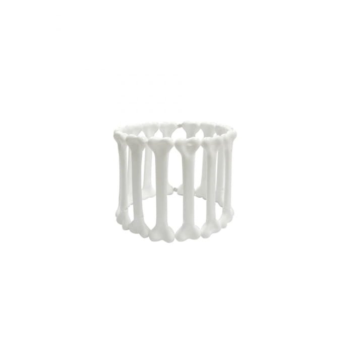 Halloween White Bones Elastic Arm Cuff - Free Size