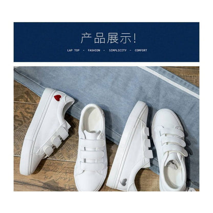 Heart Adhesive Strap Sneakers