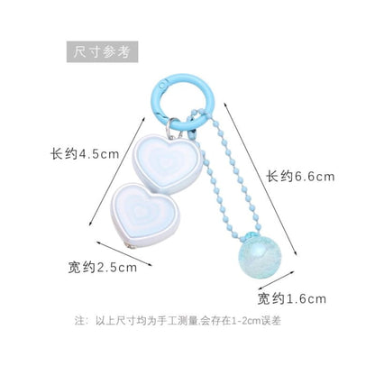 Heart Bag Charm Keyring