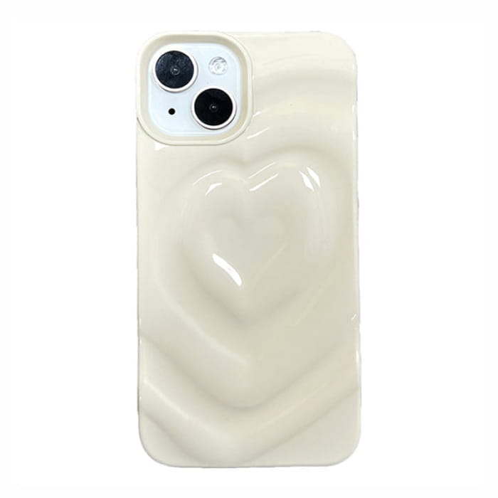 Heart iPhone Case - 11 / White - IPhone
