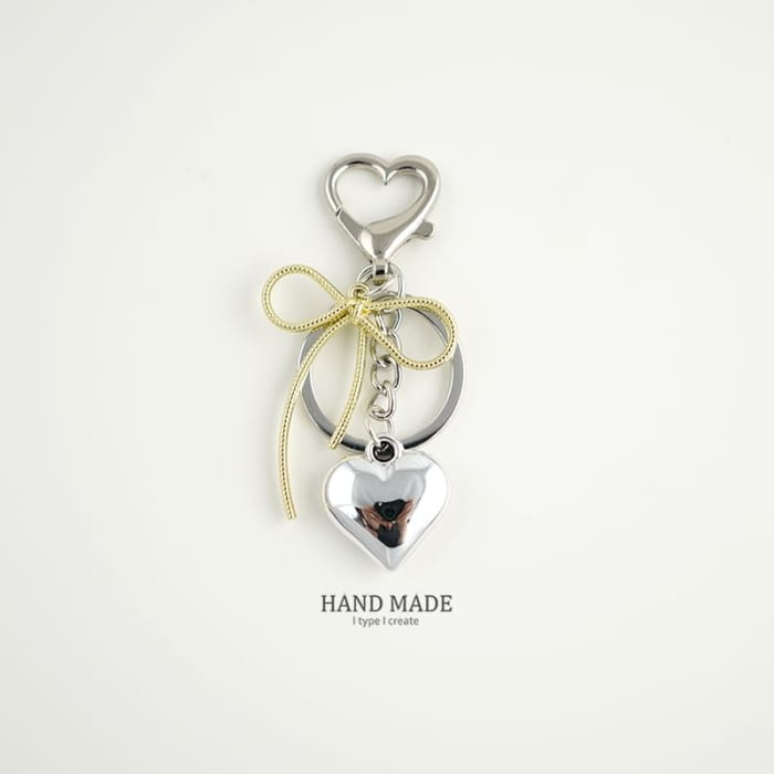 Heart Key Chain / Bag Charm