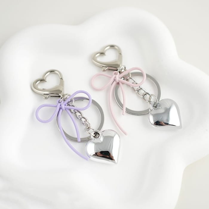 Heart Key Chain / Bag Charm