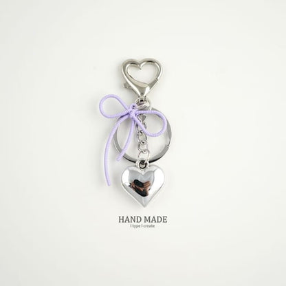 Heart Key Chain / Bag Charm - H700 / One Size