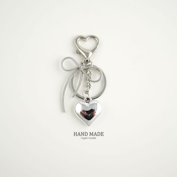 Heart Key Chain / Bag Charm - H704 / One Size