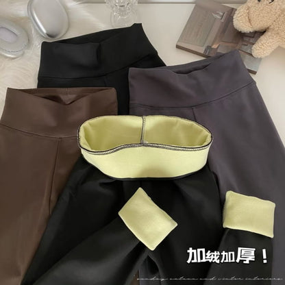 High Waist Plain Leggings