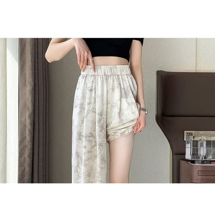 High Waist Print Wide Leg Pants (Various Designs)