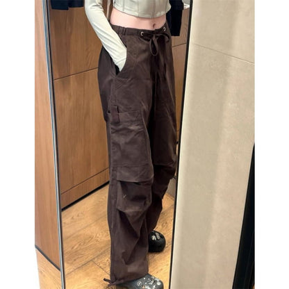 High Waist Wide Leg Cargo Pants (Various Designs)