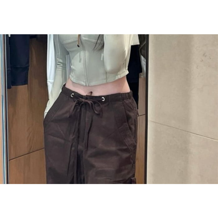 High Waist Wide Leg Cargo Pants (Various Designs)