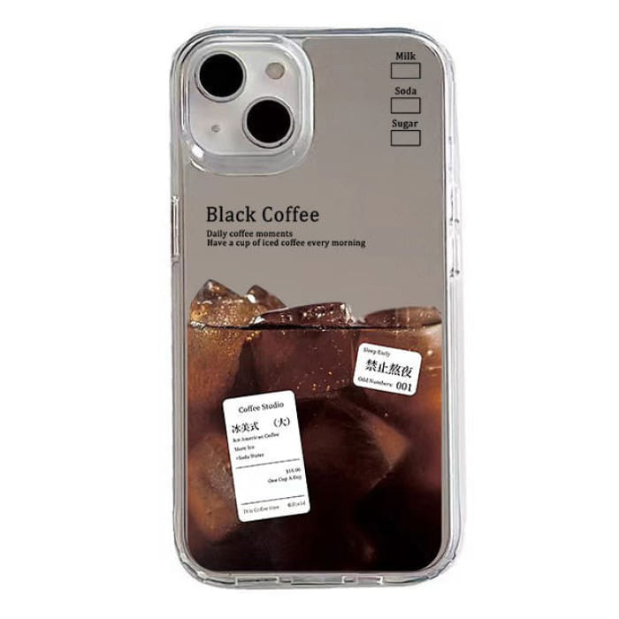 Iced Coffee IPhone Case - iPhone X / Brown