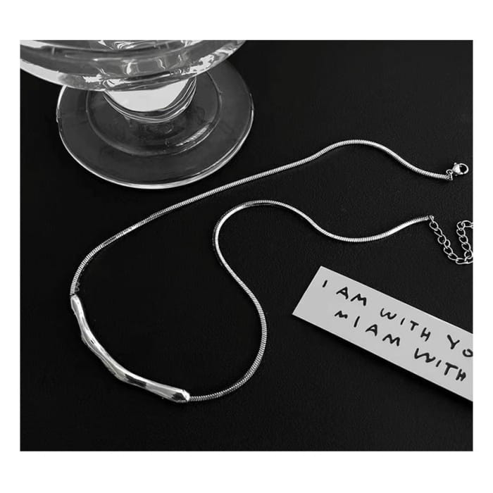 Irregular Bar Alloy Choker