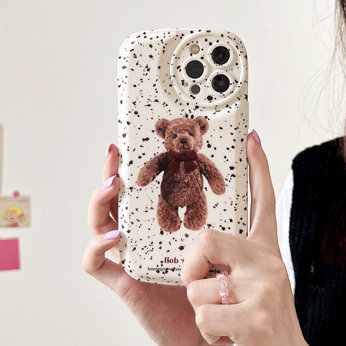 Kawaii Bear iPhone Case - IPhone