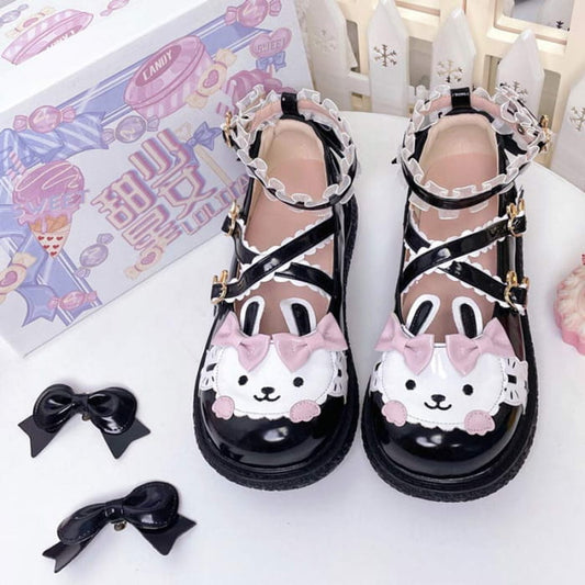Kawaii Bunny Lolita Mary Janes Shoes