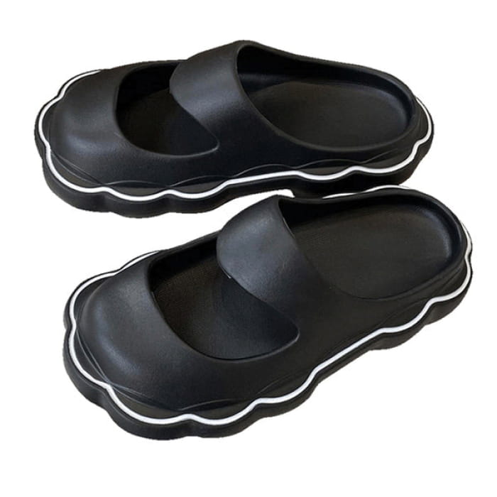 Kawaii Chunky Platform Sandals - EU 35-36 (US 5-6) / Black