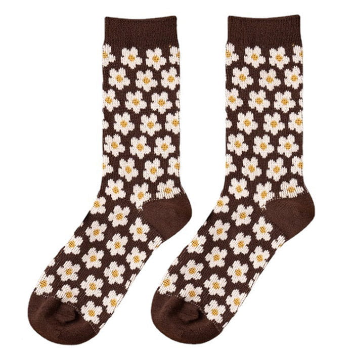 Kawaii Floral Socks