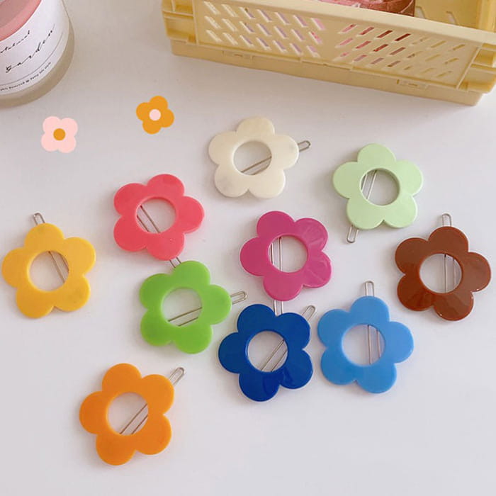 Kawaii Flower Hair Clips - Other