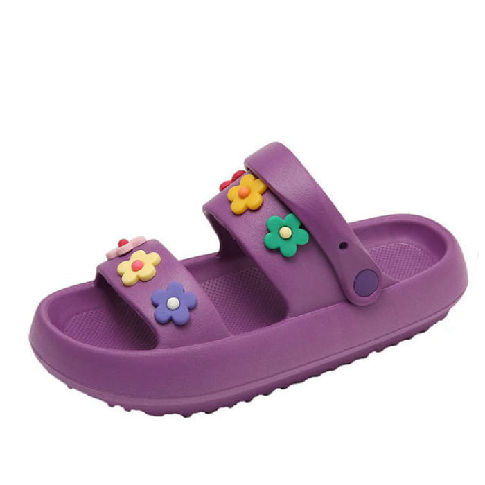 Kawaii Flower Sandals - EU 36-37 (US 6-6.5) / Purple