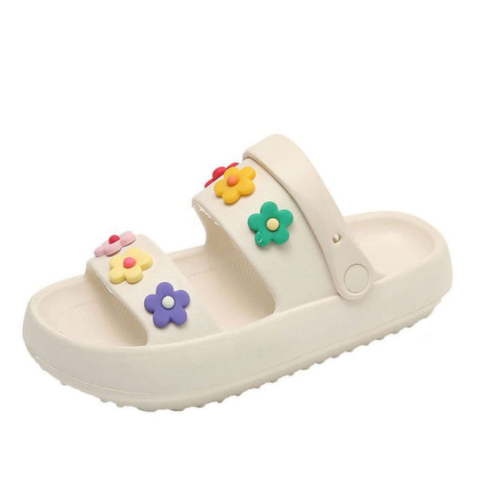 Kawaii Flower Sandals - EU 36-37 (US 6-6.5) / White