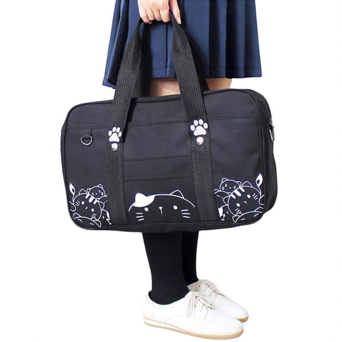 Kawaii JK Cat Cartoon Uniform Crossbody Bag