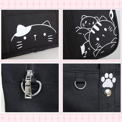 Kawaii JK Cat Cartoon Uniform Crossbody Bag