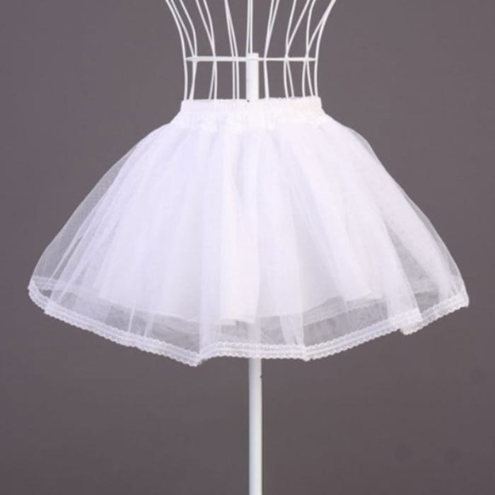 Kitty Lolita Hollow Maid Ruffle Costume Dress - Bustle