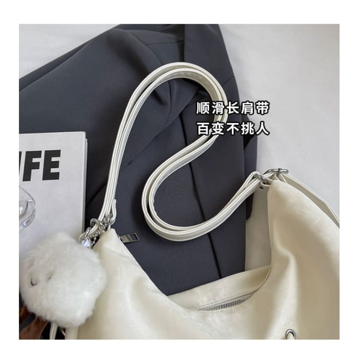 Lace Up Chain Tote Bag