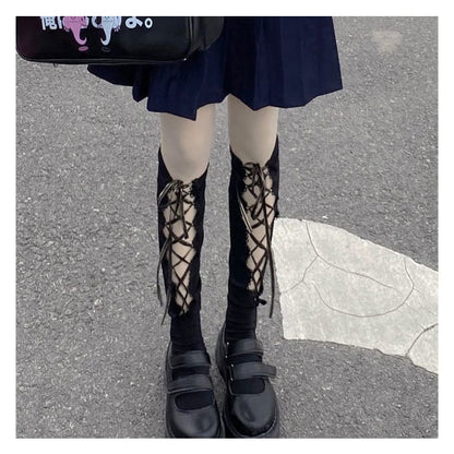 Lace Up Socks Egirldoll