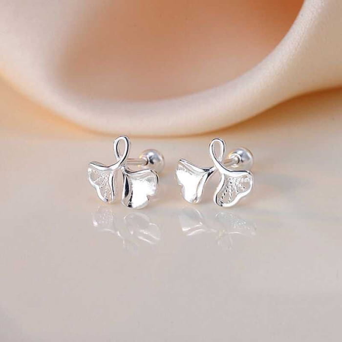 Leaf Alloy Stud Earring