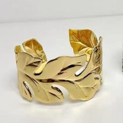 Leaf Open Bangle