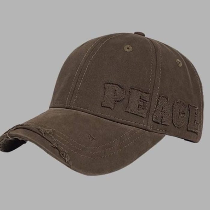 Lettering Cap - 513 - Coffee / One Size