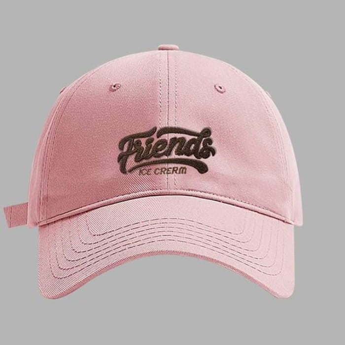 Lettering Cap - 610 - Pink / One Size