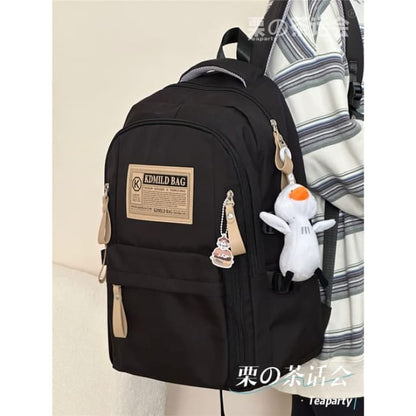 Lettering Label Applique Laptop Backpack / Charm / Set