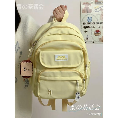 Lettering Logo Backpack / Charm / Set - With Biscuit