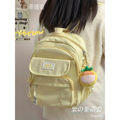 Lettering Logo Backpack / Charm / Set - With Pineapple Head