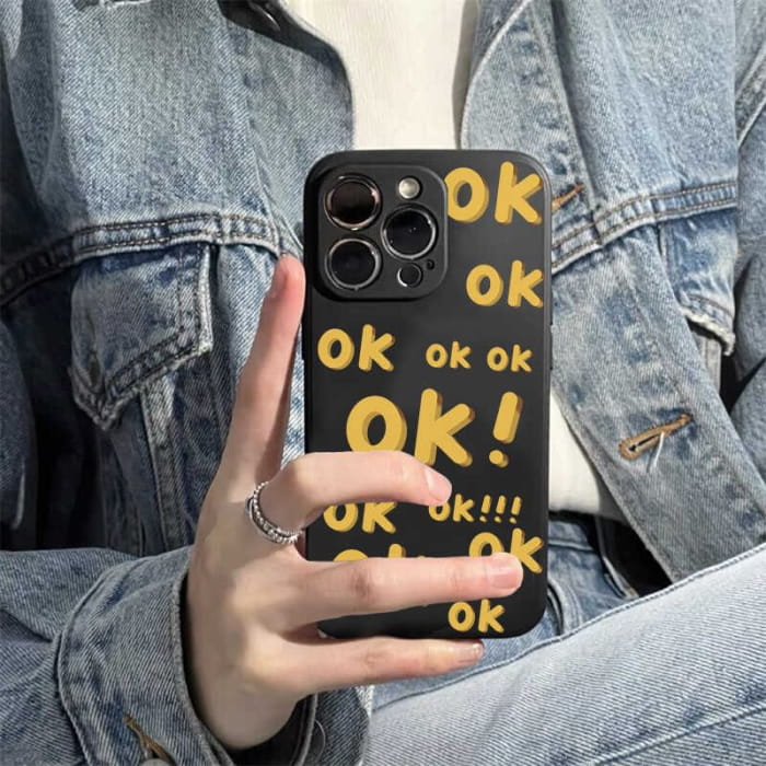 Lettering Phone Case - iPhone 16 Pro Max / Plus / 15 / 14