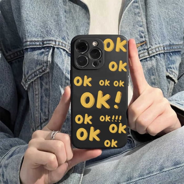 Lettering Phone Case - iPhone 16 Pro Max / Plus / 15 / 14