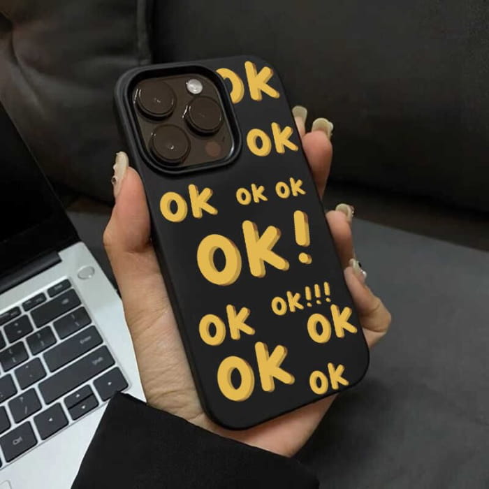 Lettering Phone Case - iPhone 16 Pro Max / Plus / 15 / 14