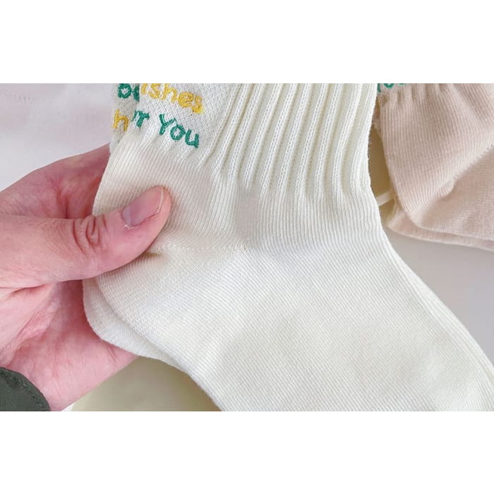 Lettering Socks Set