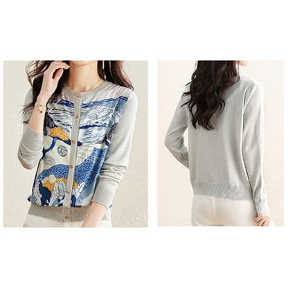 Light Gray Sweater Cardigan