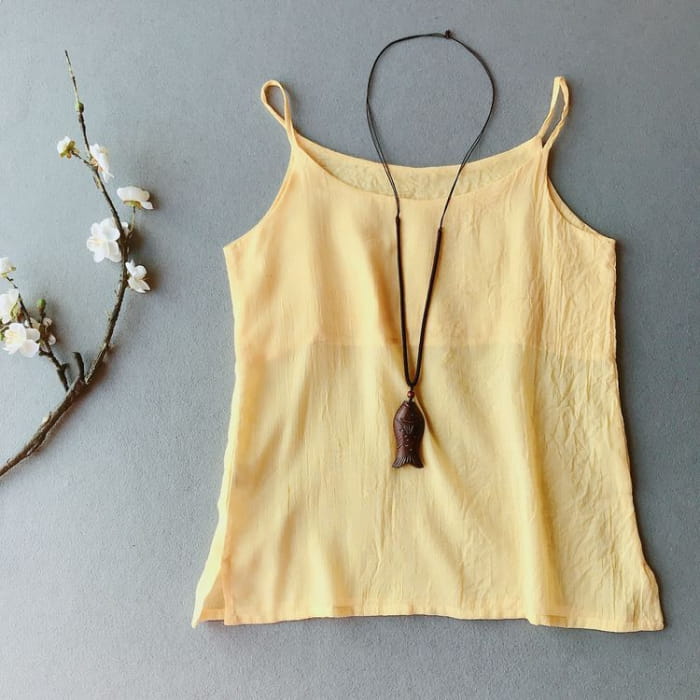 Linen Camisole Top