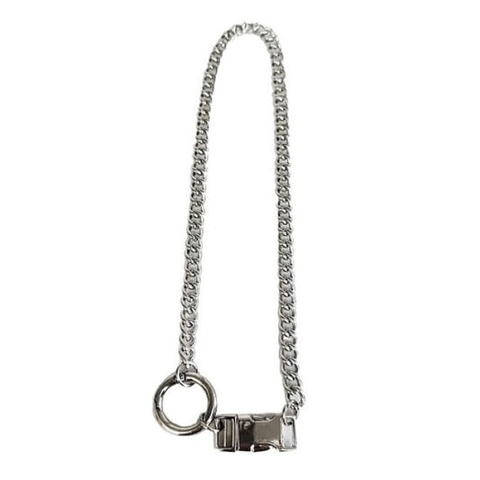 Lock Chain Necklace - Standart / Silver