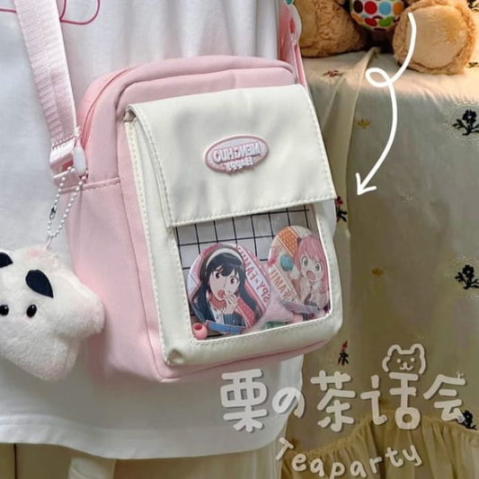 Logo PVC Panel Crossbody Bag / Charm / Set