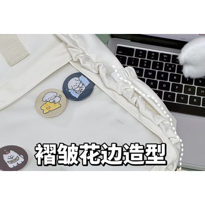 Logo PVC Panel Tote Bag / Charm / Set