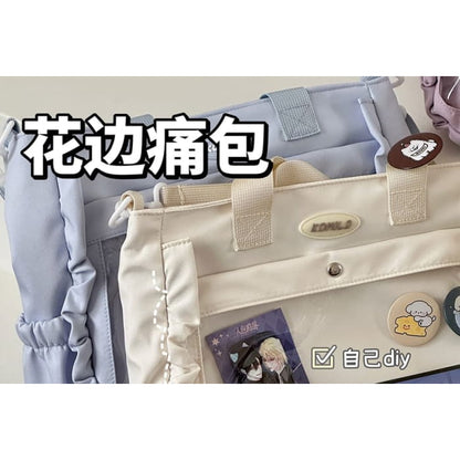 Logo PVC Panel Tote Bag / Charm / Set