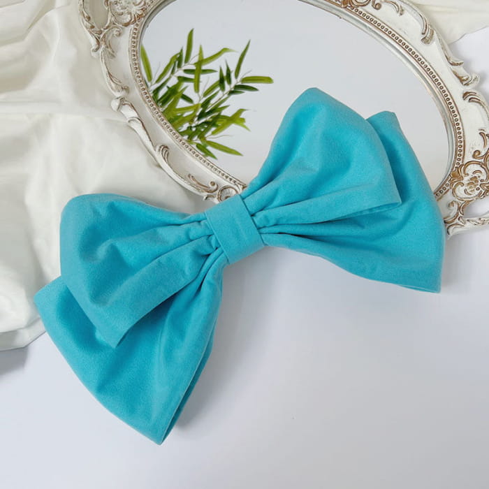 Lolita Bowknot Clips Hair Accessories - Blue / One Size