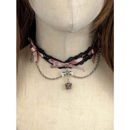 Lolita Bowknots Gothic Choker