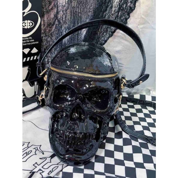 Lolita Gothic Punk Skull-shaped Tote Bag